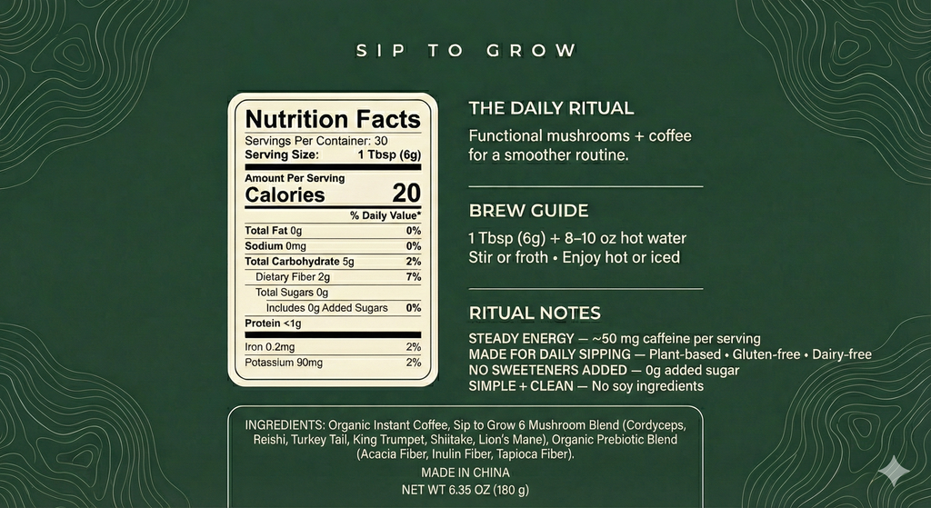 Regular Roast Mushroom Coffee Sale 25% OFF