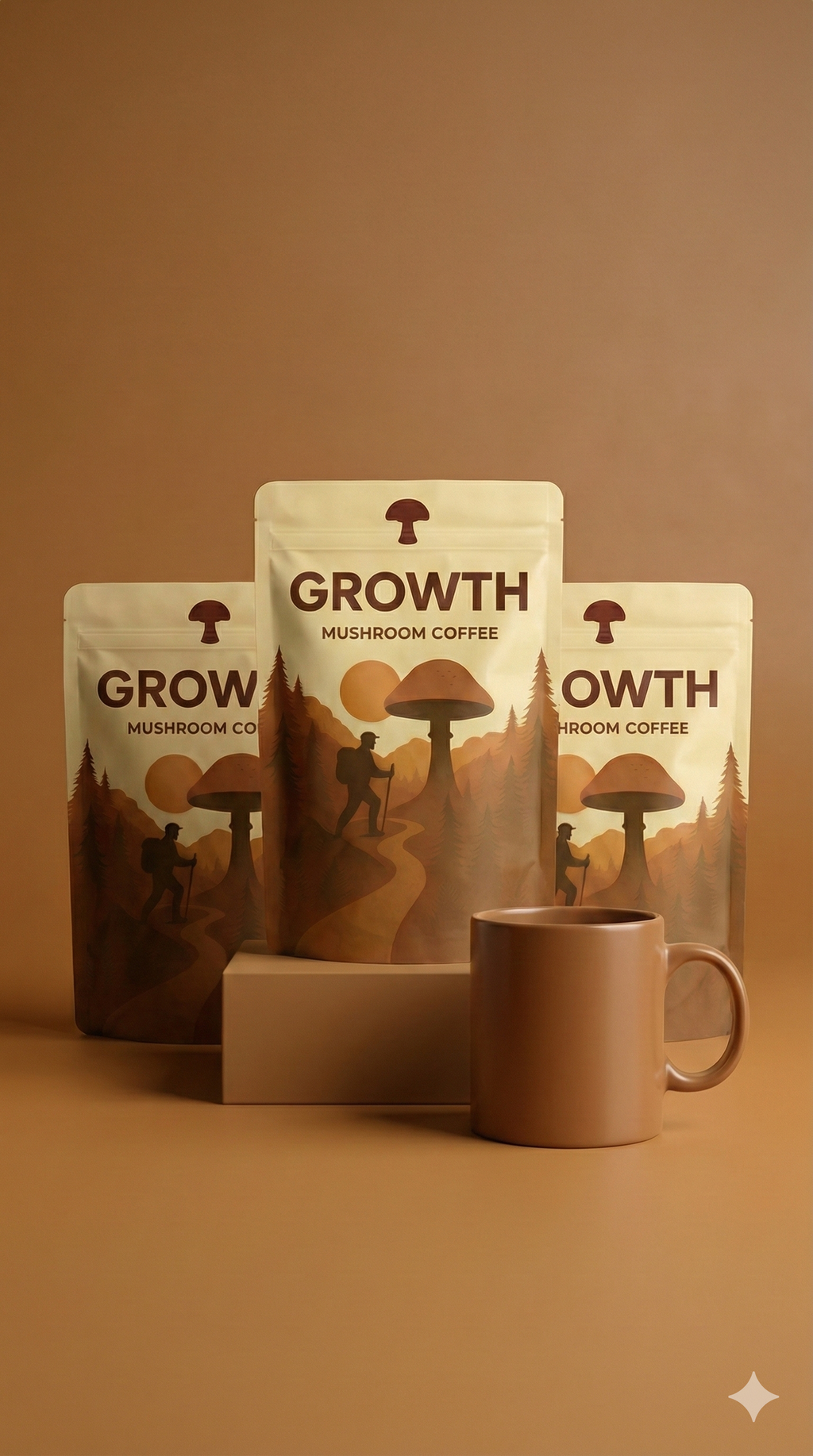 Regular Roast Mushroom Coffee 3-Bag Focus Bundle (25% OFF)