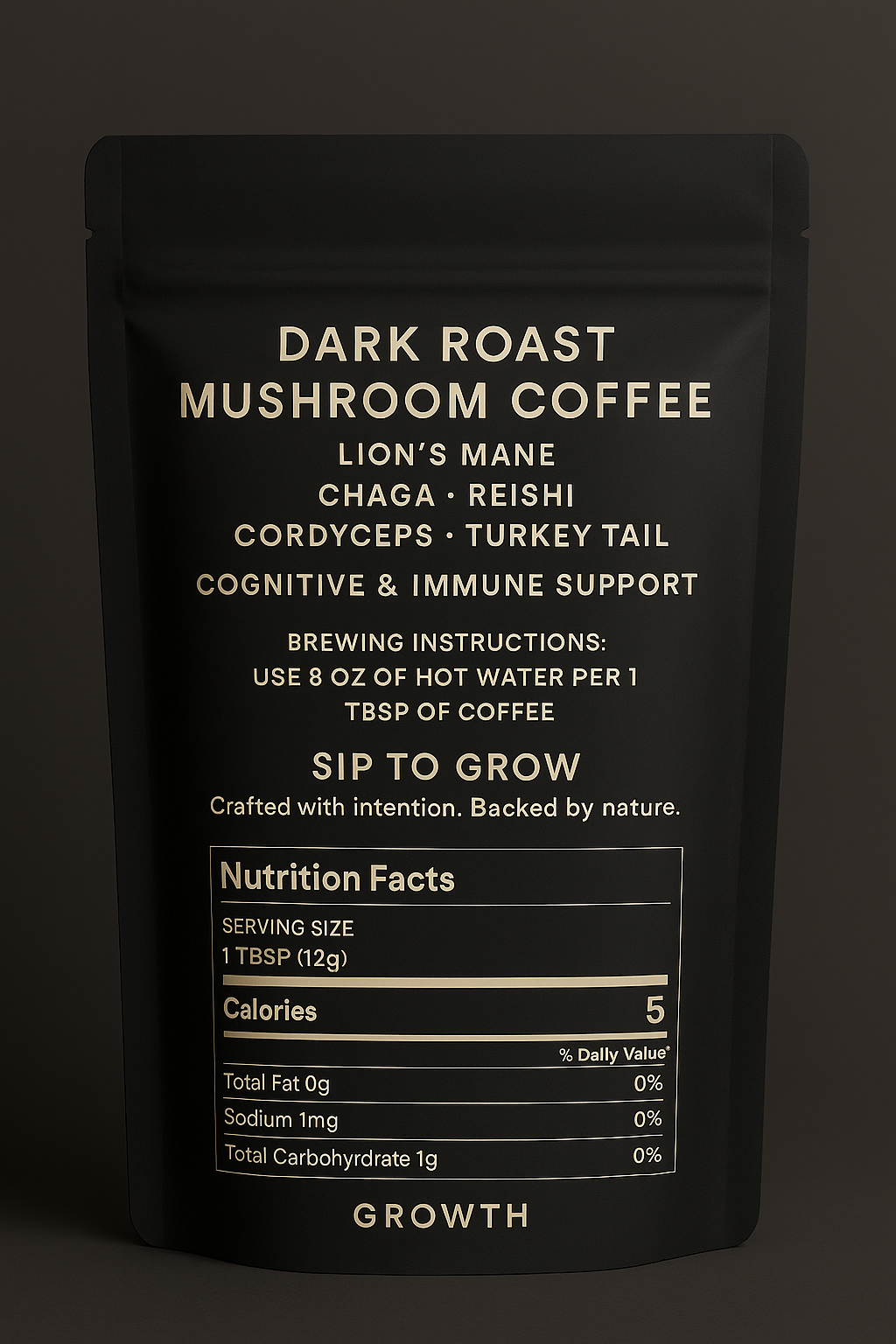 Sip To Grow – Dark Roast Mushroom Coffee